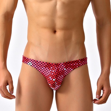 G001 Men's Triangle Sexy Low Waist Narrow Edge Red Sports Swimming Pants Beautiful Black Beach 118