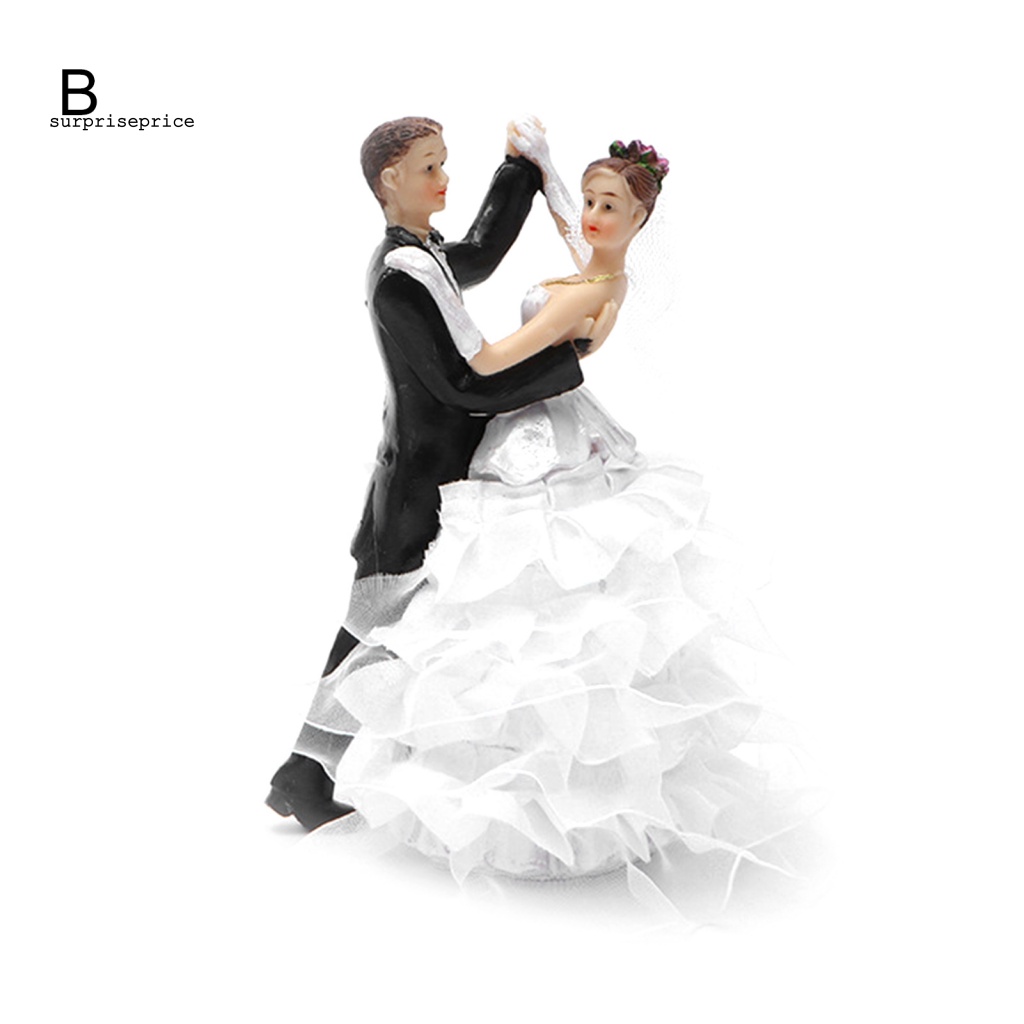 Tượng Cặp Đôi Bằng Resin Lãng Mạn Chống Mòn Trang Trí Phòng Khách / Đám Cưới