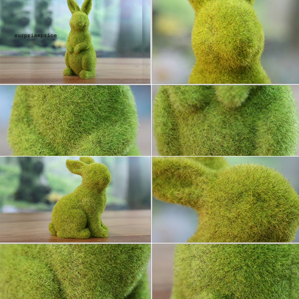 Mô Hình Thỏ Phục Sinh Bằng Nhựa Resin Dễ Thương Dùng Trang Trí