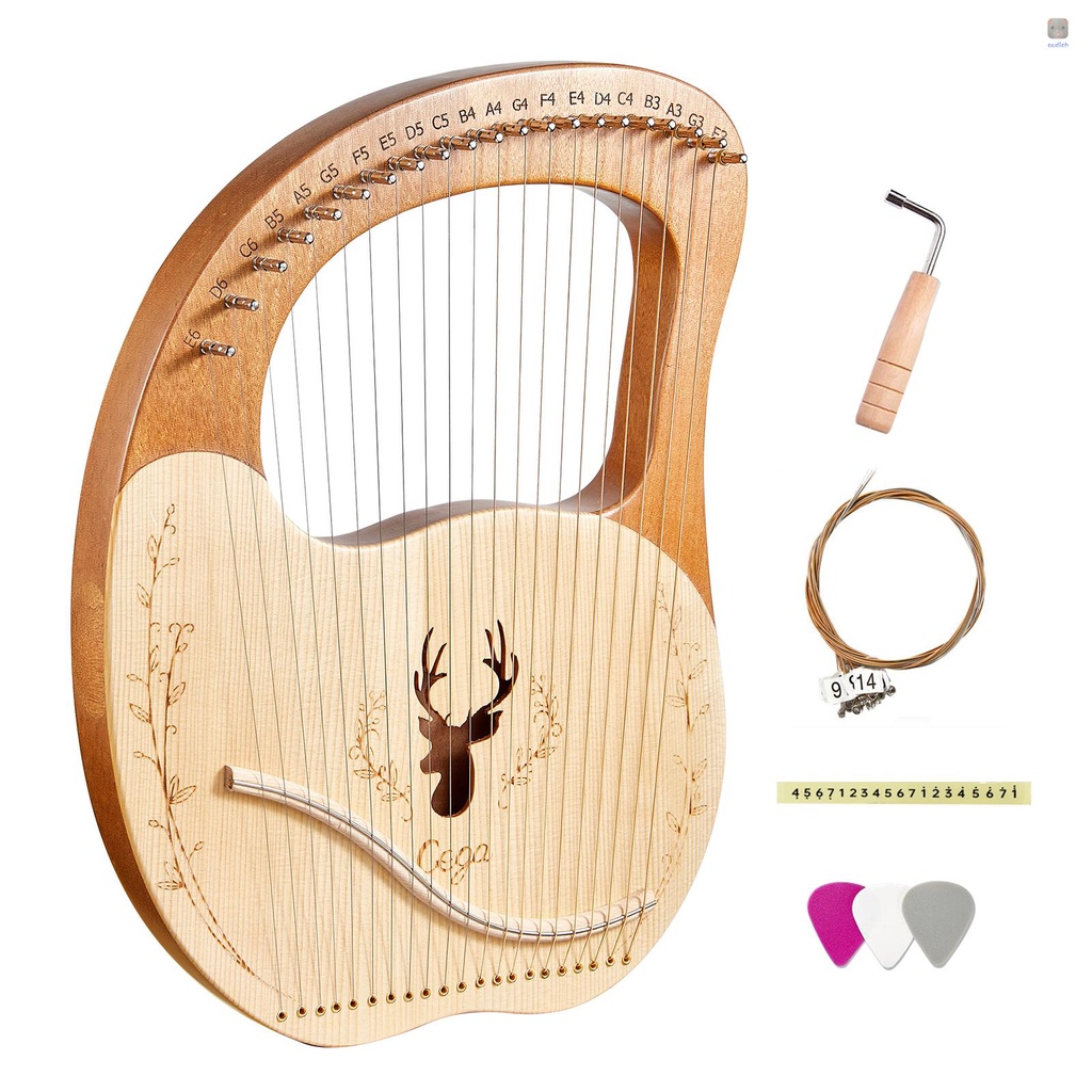Hộp Lyre Harp Box 21 Dây Kim Loại Dán Mặt Sau Bảng Mạch Có Cờ Lê Điều Chỉnh
