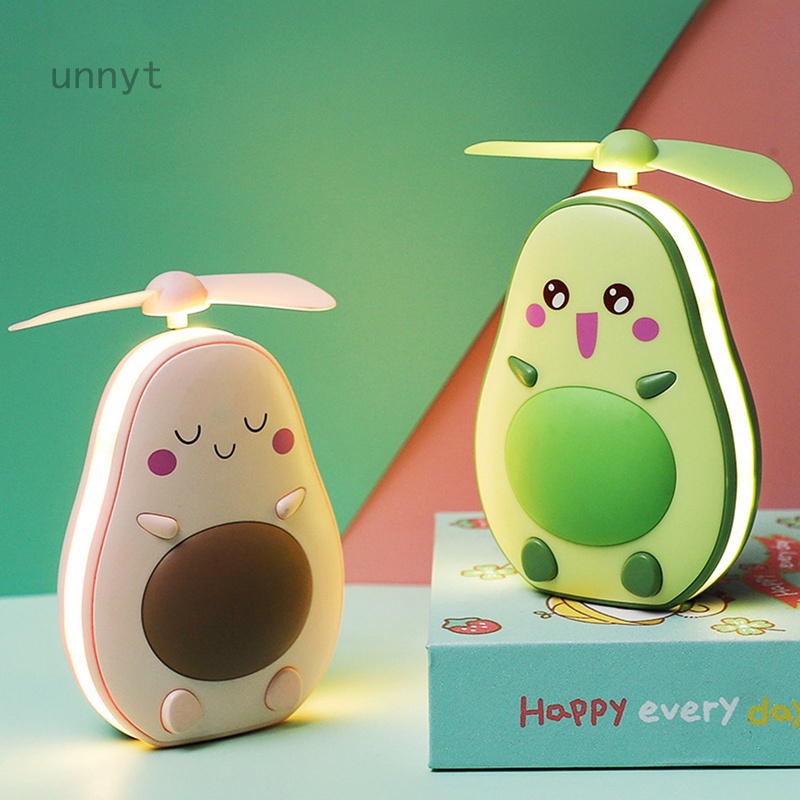 Gương Trang Điểm Cầm Tay Nhỏ Gọn Có Đèn Kèm Quạt Sạc USB Tiện Dụng Cho Nữ Sinh