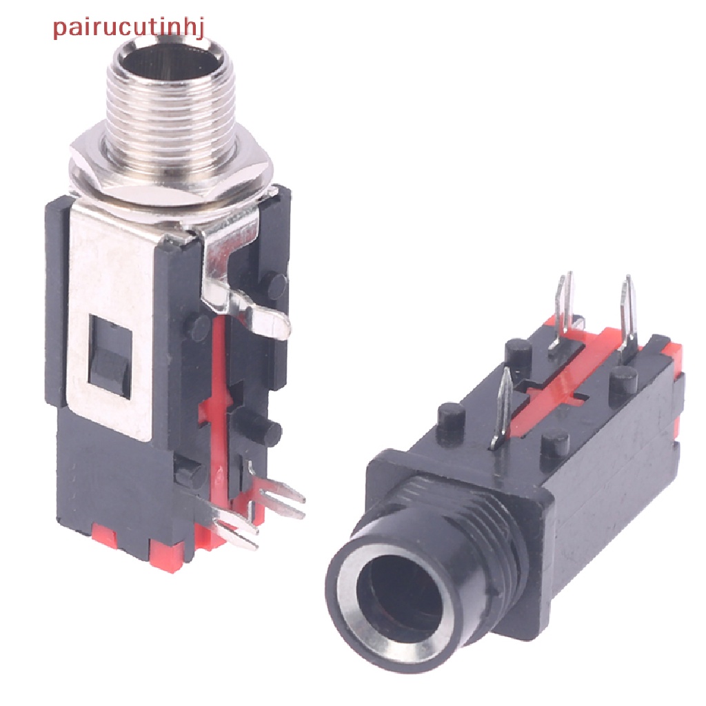 Set 2 Cặp Jack Cắm Âm Thanh 6.35mm 3Pin Chuyên Dụng Dành Cho Micro