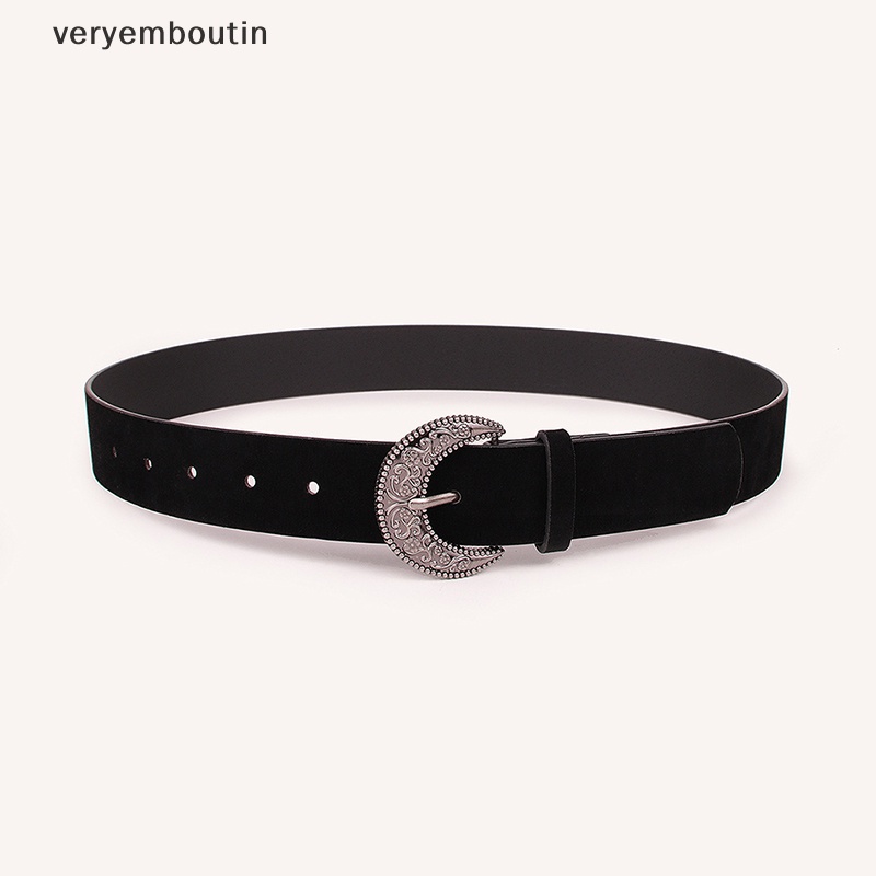 Thắt Lưng Vải Nhung Phối Da Kiểu Vintage Thời Trang Mùa Thu Cho Nữ