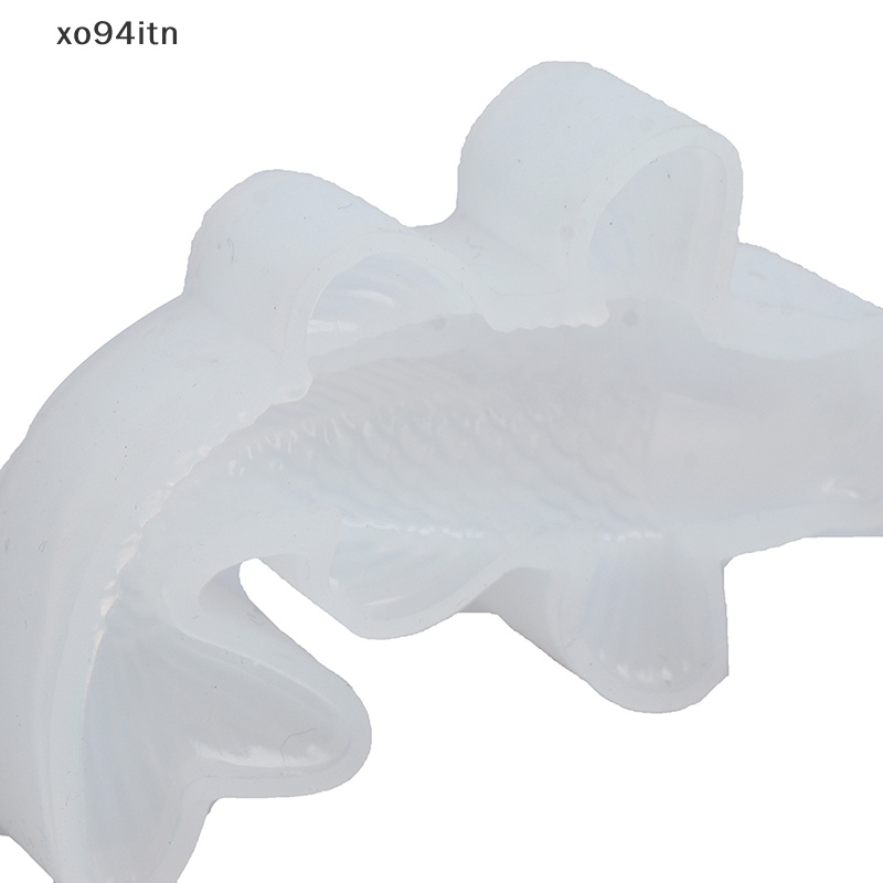 Khuôn Silicone Làm Trang Sức Hình Cá Koi 3D