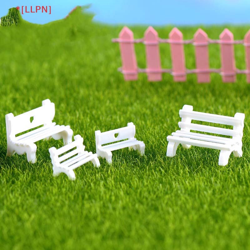 Mô Hình Băng Ghế Màu Trắng Dùng Trang Trí Nhà Cửa / Tiệc Cưới