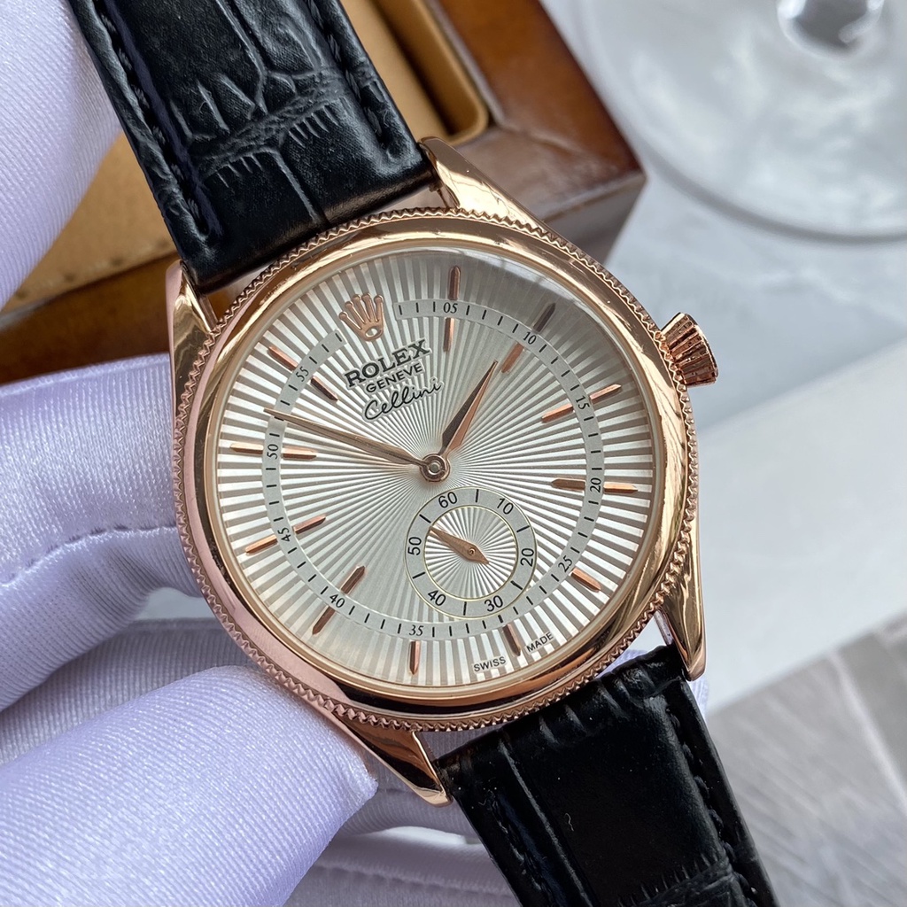 Đồng Hồ Đeo Tay Dây Da 39MM Dành Cho Nam