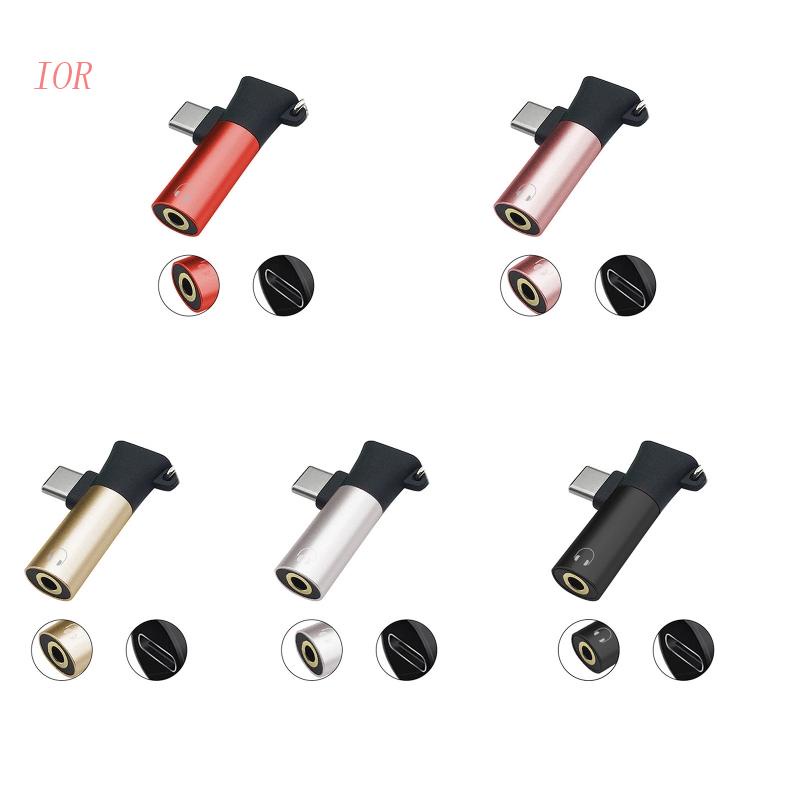 Cáp Sạc Chuyển Đổi 2 Trong 1 Type C Sang 3.5mm Cho P30 Mi 8 6