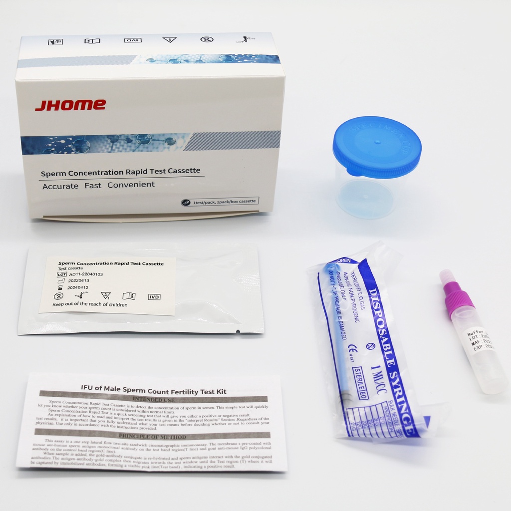 Bộ KIT SP10 kiểm tra mật độ di động tinh trùng nam giới tại nhà, test tinh dịch chức năng sinh sản