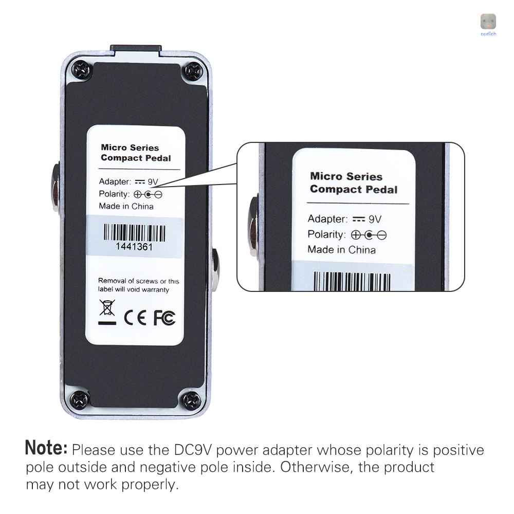 Mooer Bàn Đạp Hiệu Ứng Đàn Guitar Bằng Kim Loại Chất Lượng Cao Ốp