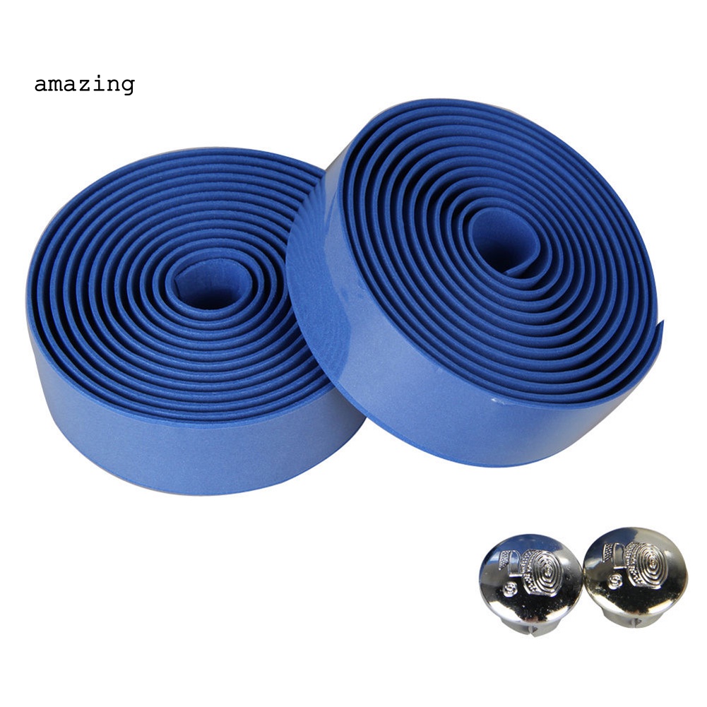 Bộ 2 Cuộn Băng Quấn Tay Lái Xe Đạp Chống Trượt Kèm Nút Cắm