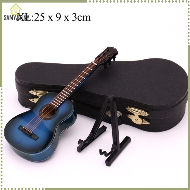 Mô Hình Đàn Guitar Mini Bằng Gỗ