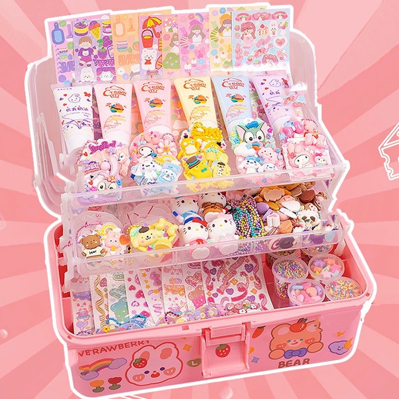 GOO CARD CREAM GLUE GUKA CREAM CUCKOO SET DIY GOO CARD CUTE STICKER