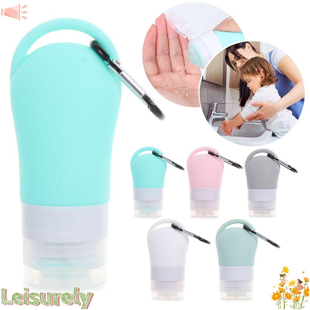 Chai Silicone Đựng Dầu Gội Dạng Lỏng Có Móc Treo Tiện Dụng Khi Đi Du Lịch