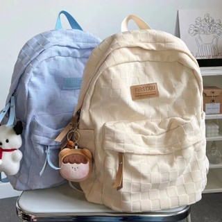 High-face value high school student junior high school student large capacity versatile simple middle school student backpack schoolbag female wide shoulder strap