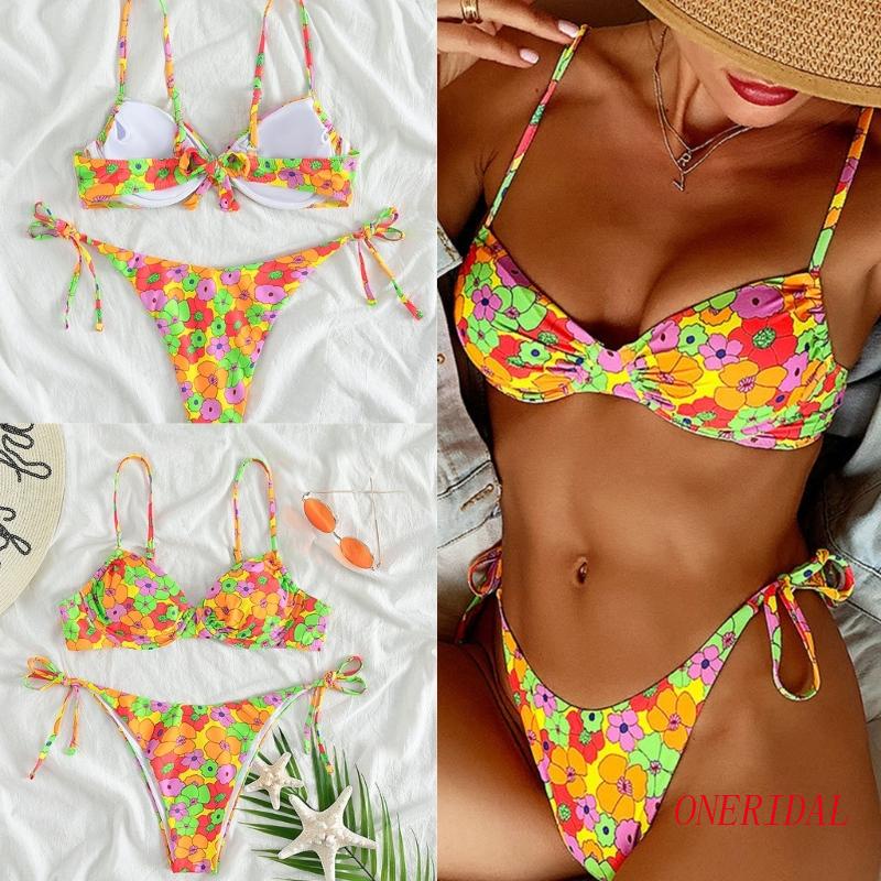 Bộ Đồ Bơi Bikini Một Mảnh Dây Cắt Cao Gợi Cảm Cho Nữ