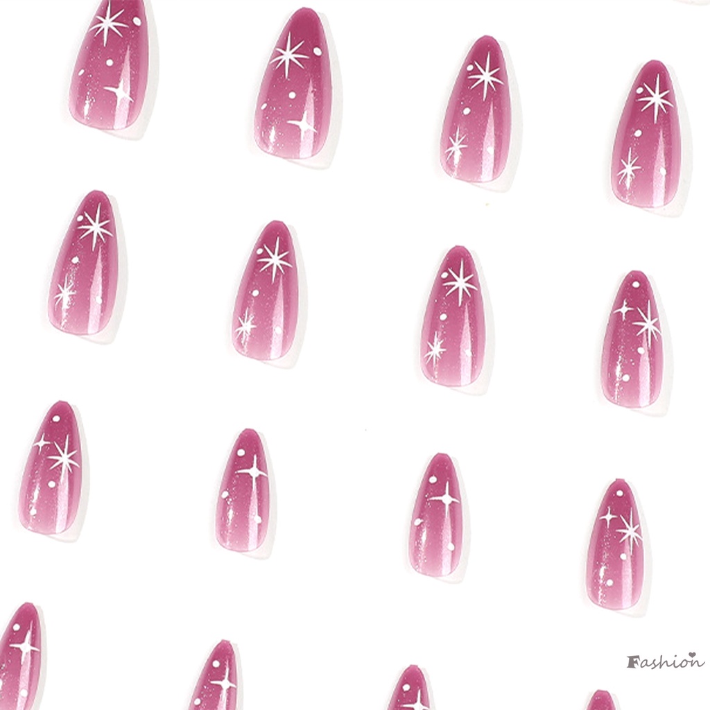 Móng Tay Giả Hình Giọt Nước Lấp Lánh