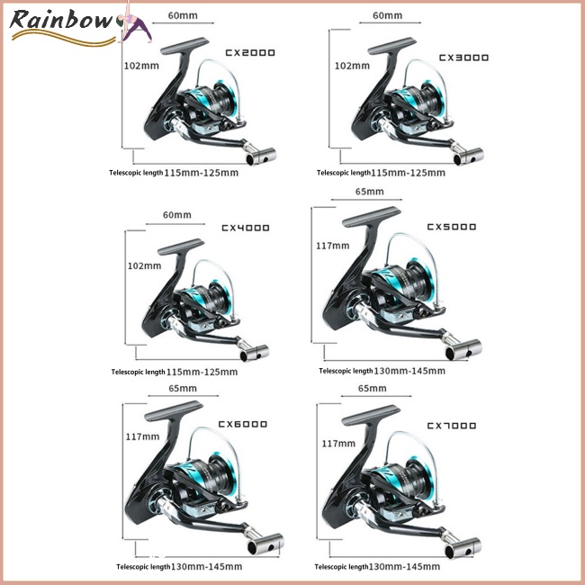 Máy Câu Cá 17 + 1bb / 5.2: 1 Tốc Độ Cao Bằng Kim Loại