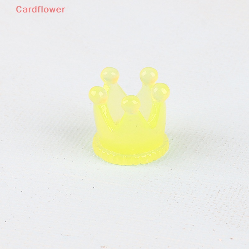 &lt; Cardflower &gt; Vương Miện Nhỏ Phát Sáng Trang Trí Phong Cảnh Sáng Tạo DIY Mới