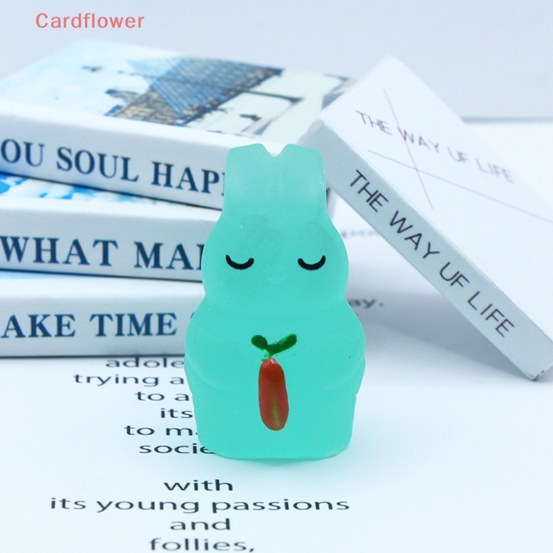 1 Thỏ Dạ Quang Trang Trí Phong Cảnh Mới