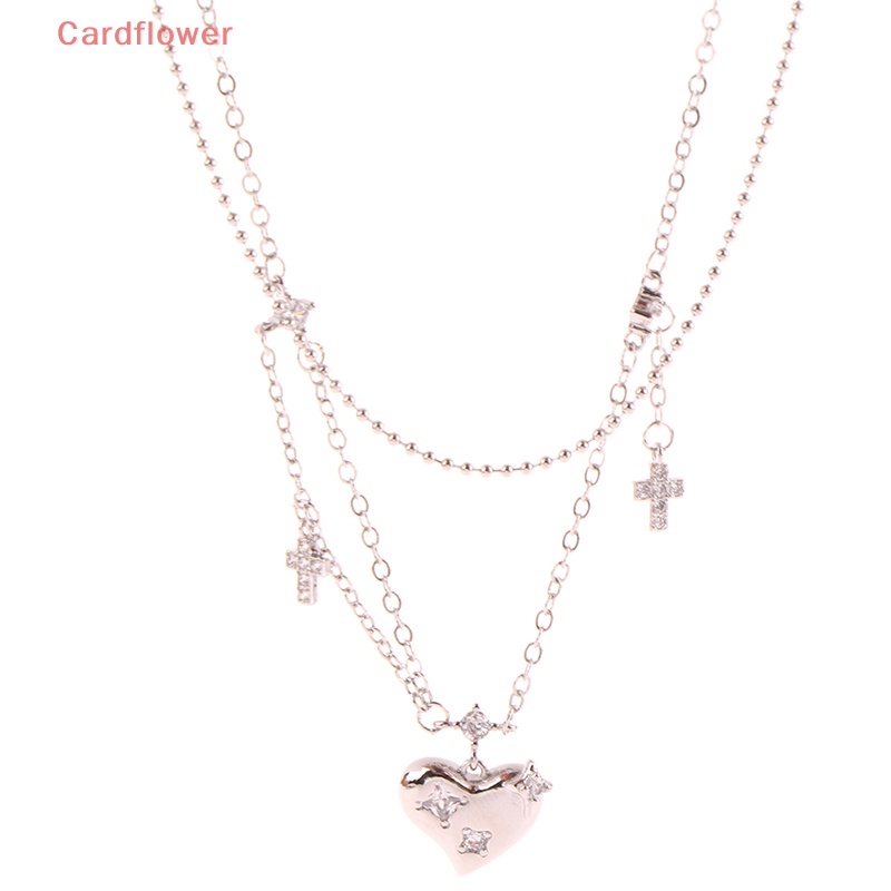 Vòng cổ Mặt Chữ Thập Đính Đá Zircon Thời Trang Cho Nữ Mới