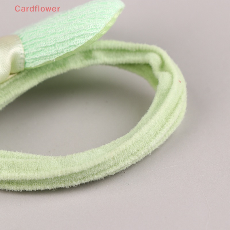 Bộ 6 Dây Cột Tóc Cao Su Co Dãn Đính Nơ Thời Trang Mới Cho Bé Gái