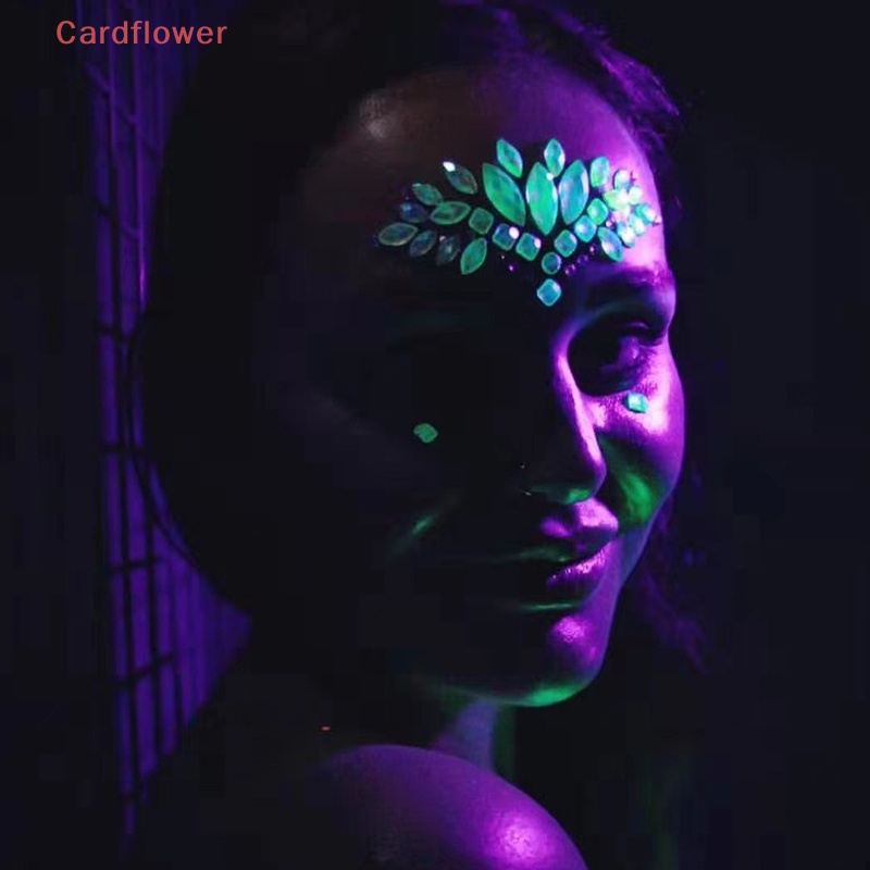 < Cardflower > Đá Pha Lê Dán Mặt / Cơ Thể Phát Sáng Trong Bóng Tối
