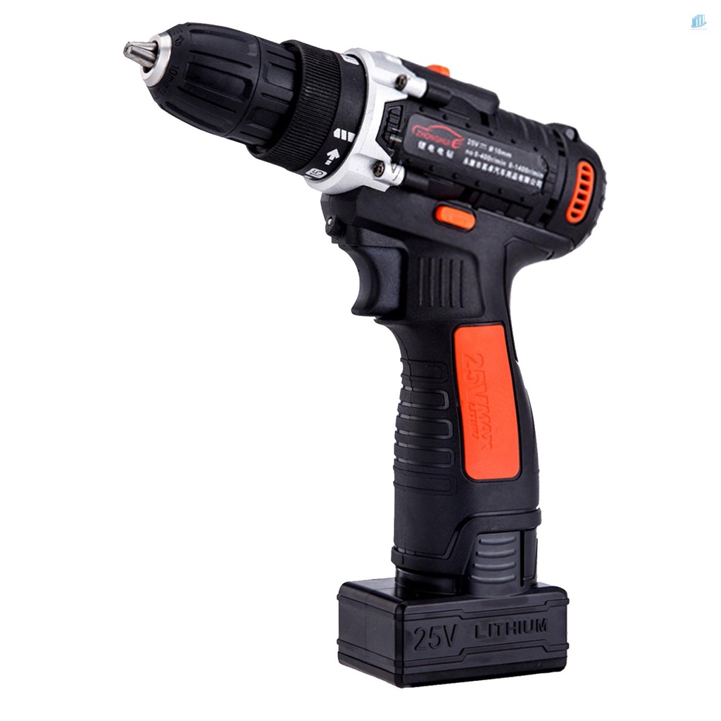 Bộ Máy Khoan / Bộ Điều Khiển Đánh Bóng Xe Hơi Tốc Độ 1350rpm 25V Có Thể Sạc Lại Kèm 5 Bits