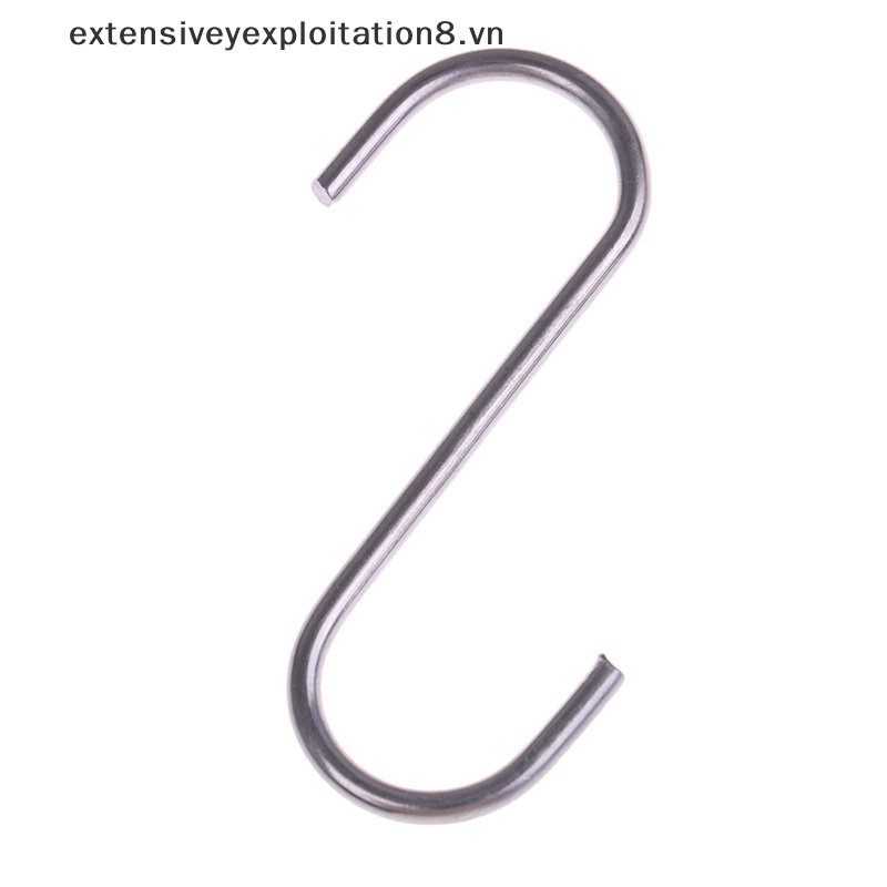 Bộ 5 Móc Treo Đồ Hình Chữ S Bằng Kim Loại Chống Gỉ