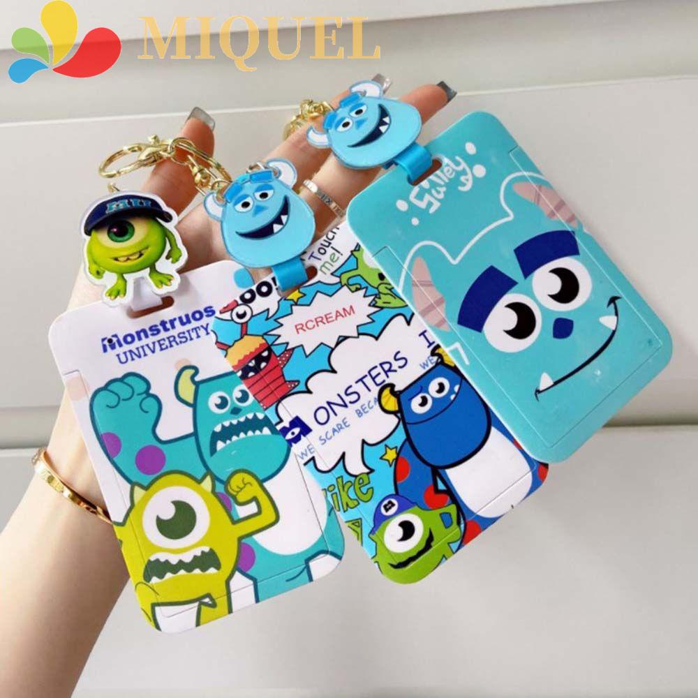 Vỏ Bọc Thẻ ID / Xe Buýt Kèm Móc Khóa Có Thể Thu Gọn Tiện Dụng Cho Học Sinh