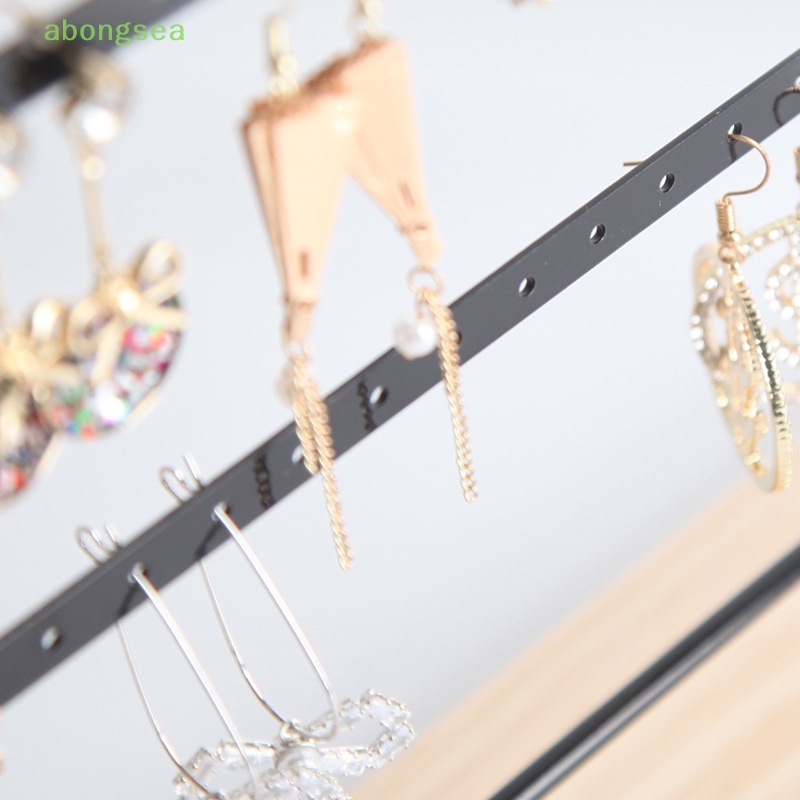 Giá Đỡ Trưng Bày Trang Sức Khuyên Tai / Vòng Tay Bằng Nhựa Tiện Dụng