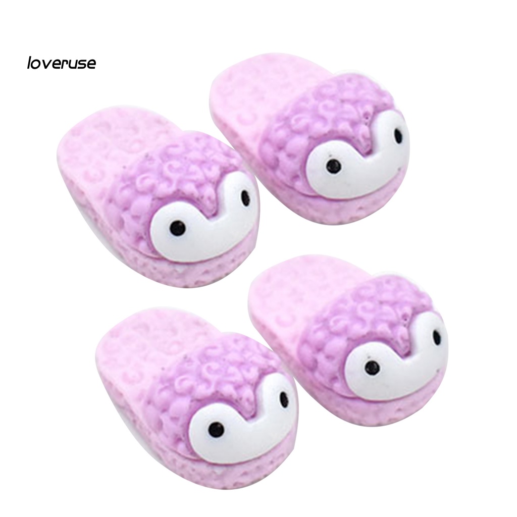 Bộ 4 Mô Hình Dép Đi Trong Nhà Búp Bê Chim Cánh Cụt Hoạt Hình