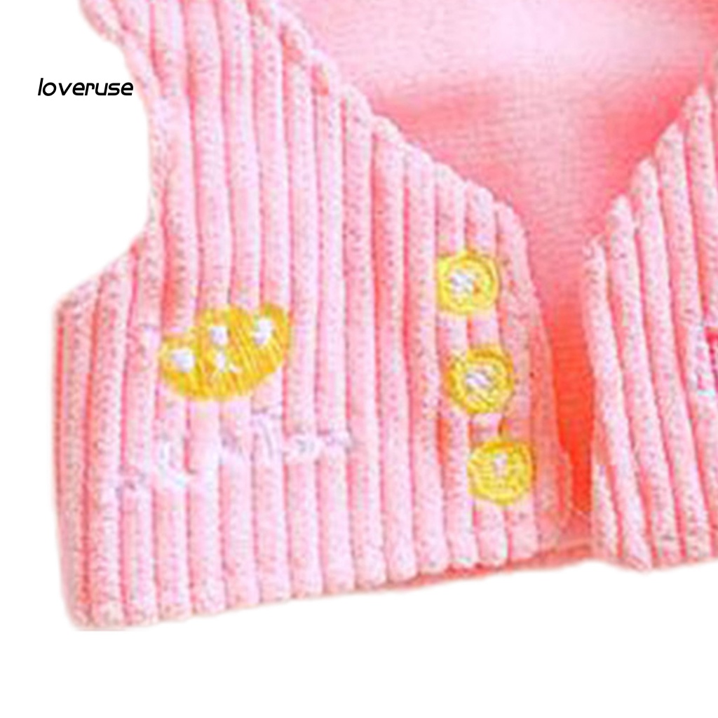 / Lo / Fine Workmanship Áo Sweater Búp Bê Hình Tai Mèo Đội Mũ Bảo Hiểm Dễ Phối Đồ Cho Trẻ Em