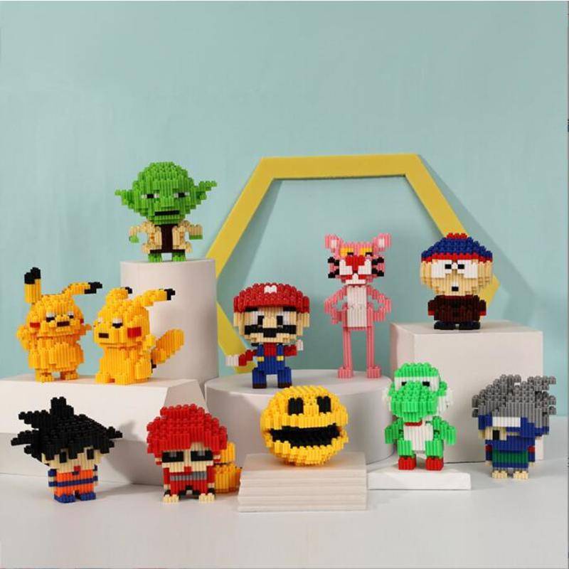 Tương thích LEGO Kids Block Pellet Block Khối Trumpet Khối Bạo lực Gấu Series Khối Giải nén Đồ chơi Câu đố Đồ chơi Khối ghép Đồ chơi Khối Cartoon