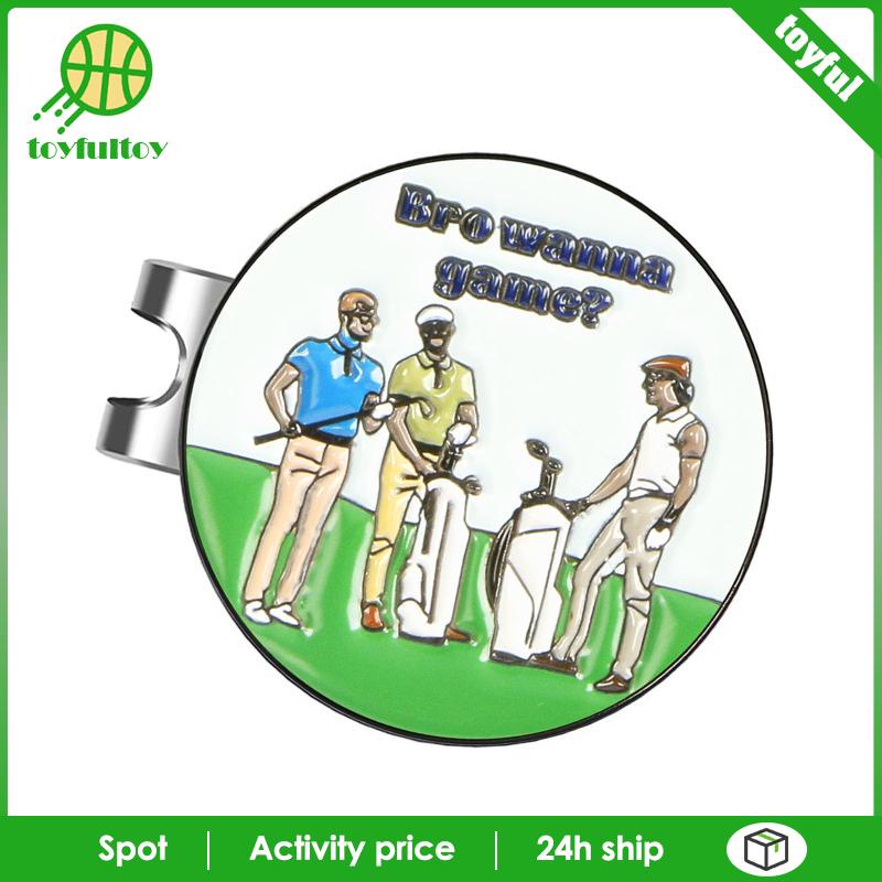 Kẹp Đánh Dấu Vị Trí Bóng Golf 25mm Có Thể Tháo Rời