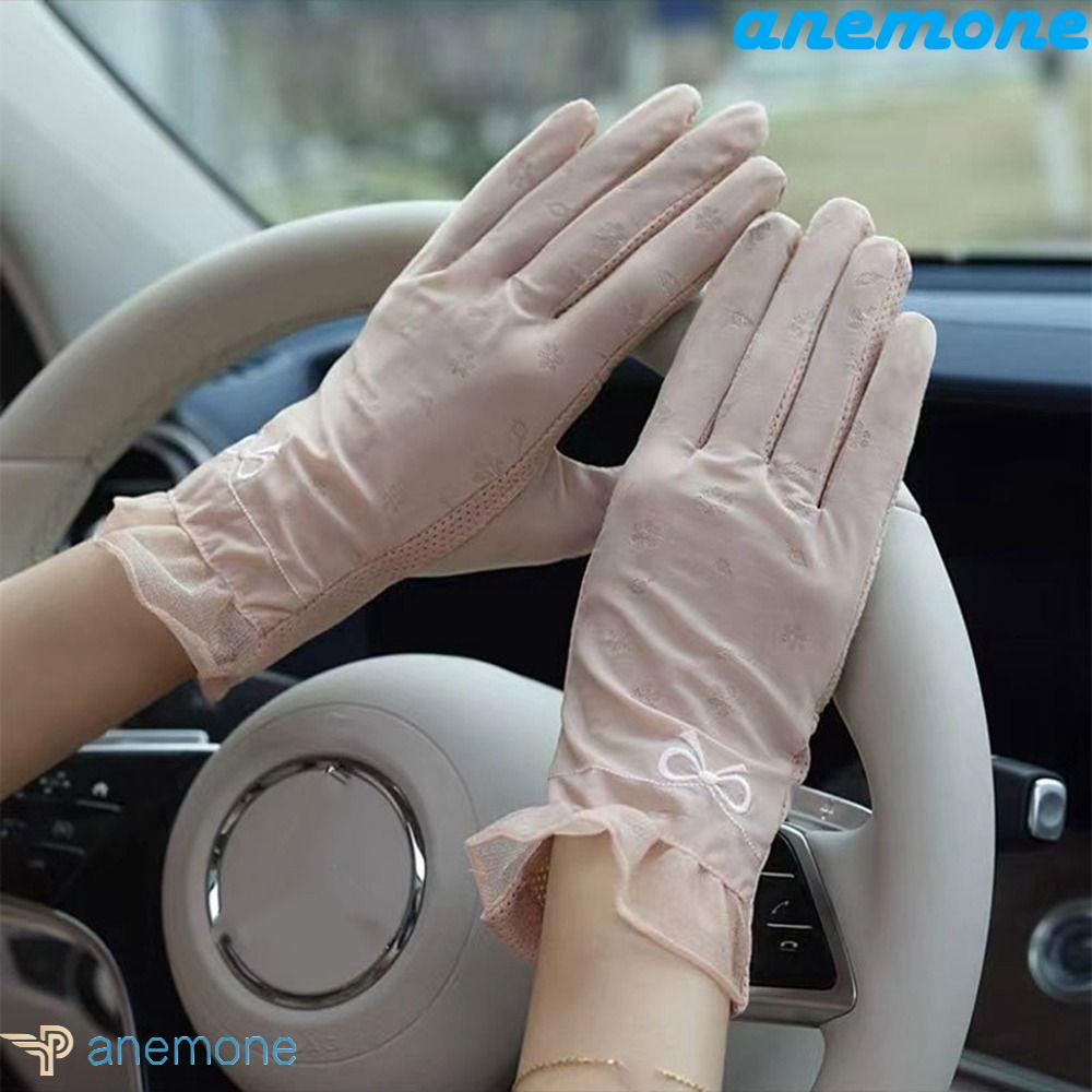 Găng Tay Ren Thoáng Khí Thời Trang Mùa Hè Có Thể Chạm Màn Hình Cảm Ứng Dành Cho