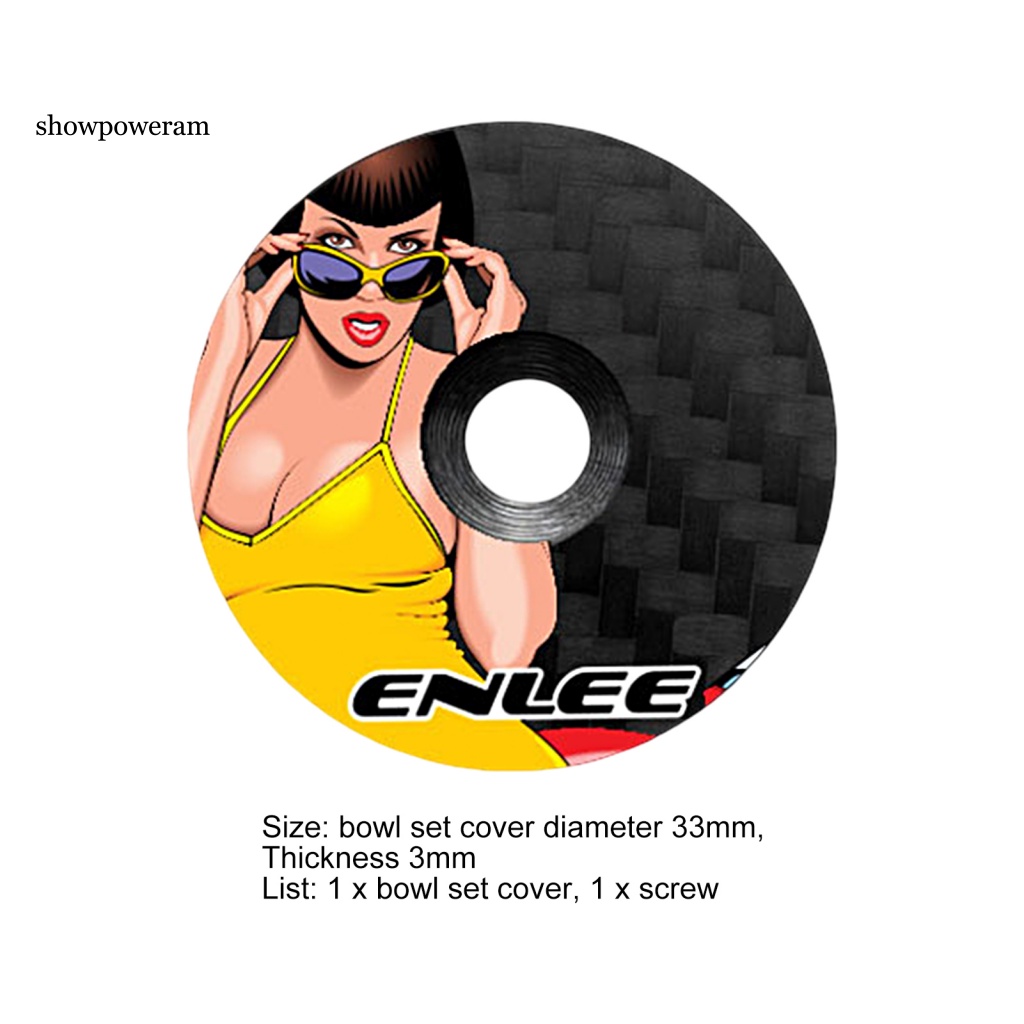 Nắp Thân Xe Đạp Bằng Sợi Carbon Họa Tiết Hoạt Hình Dễ Lắp Đặt Tiện Dụng