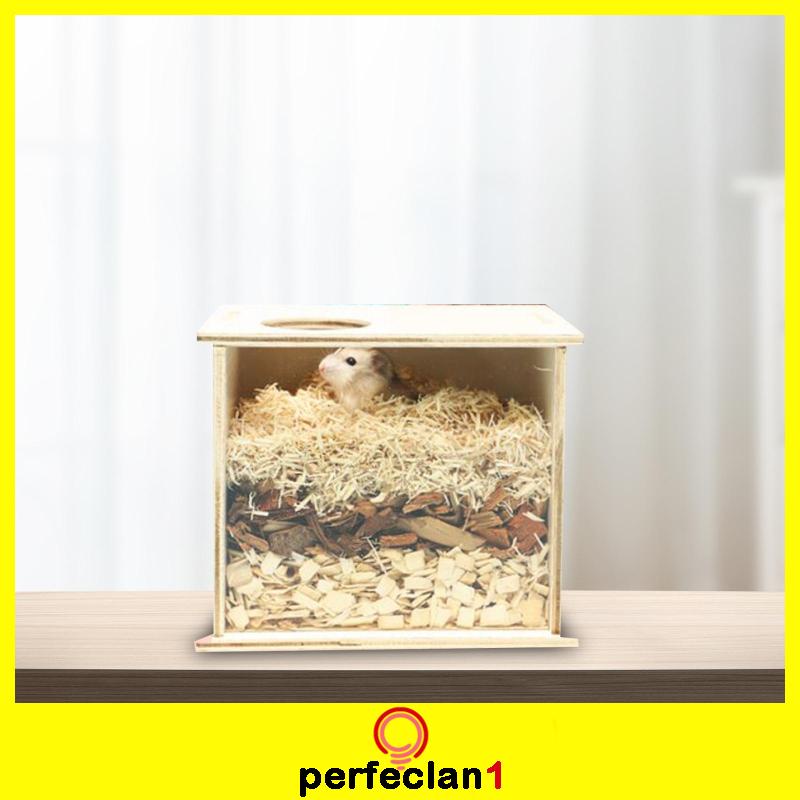 Hộp Tắm Bằng Gỗ Đào Phòng Tắm Cho Chuột Hamster Chinchilla