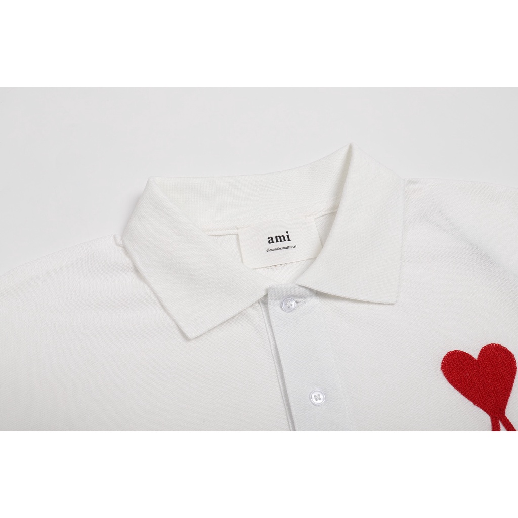 Áo Thun polo Họa Tiết Thêu A-M-I88-Classic Thời Trang Cho Nam Và Nữ