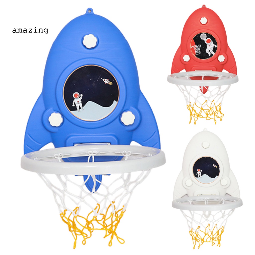 Bộ Bảng Chơi Bóng Rổ Trong Nhà Thiết Kế Cốc Hút Chắc Chắn Cho Trẻ Em