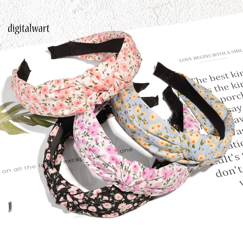 Kỹ Thuật Số| Băng Đô Thắt Nút Bản Rộng Tùy Chỉnh Thời Trang Cho Nữ