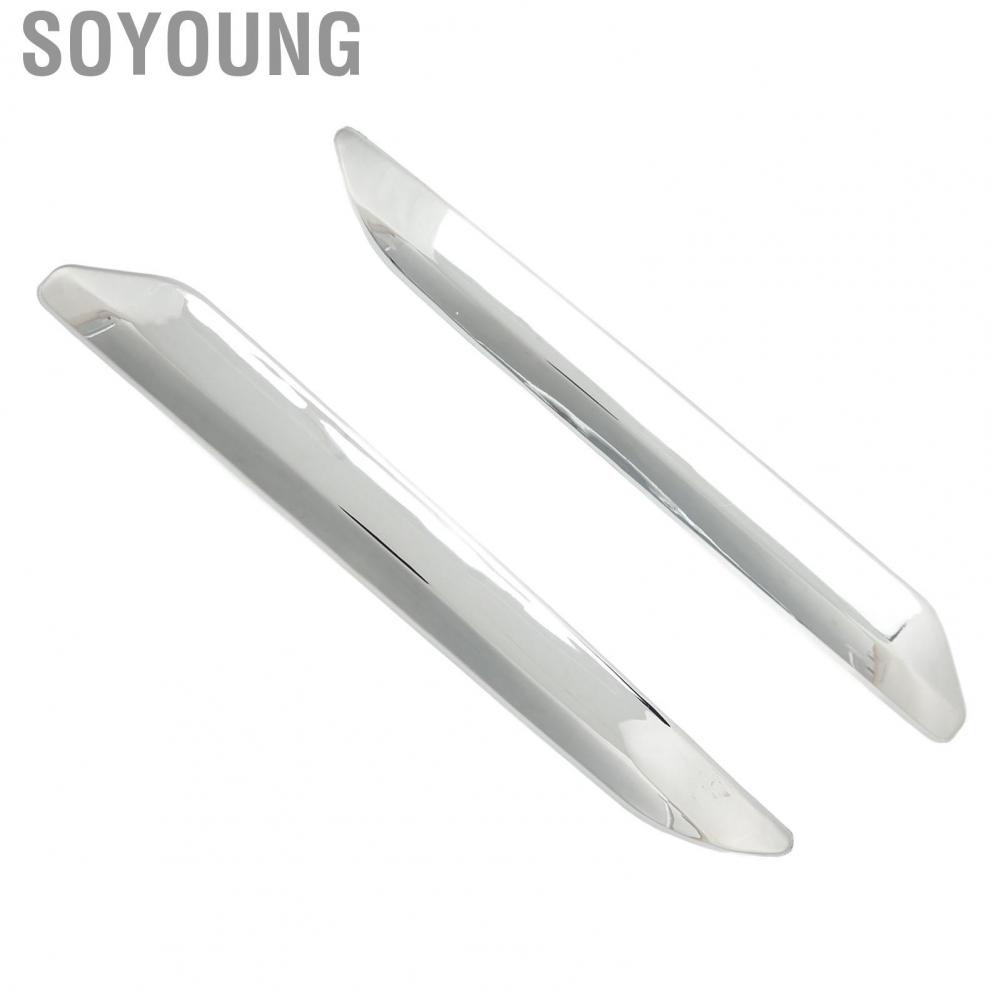 Soyoung Front Bumper Strip  Easy Installation Left Right  Collision Front Bumper Trim  for Car