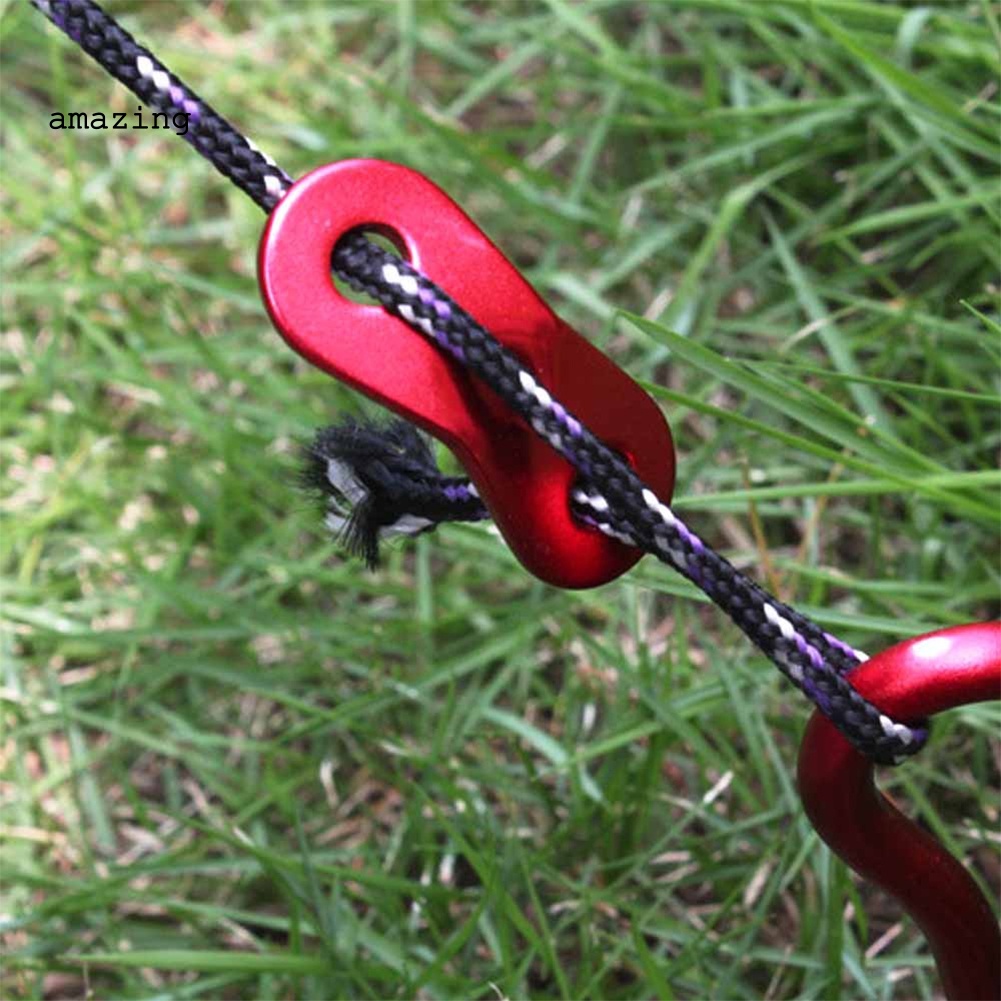 Móc Khóa Dây Lều 2 Lỗ Tiện Dụng Khi Đi Cắm Trại / Leo Núi