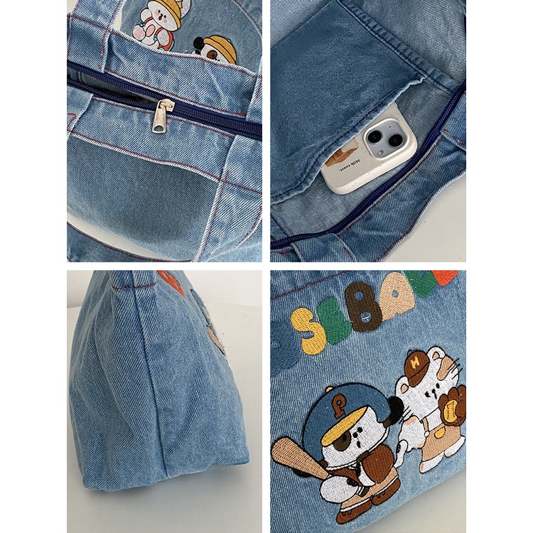 Túi Đựng Hộp Cơm Trưa Xách Tay Thiết Kế Cỡ Lớn Thời Trang Xinh Xắn Cho Nữ