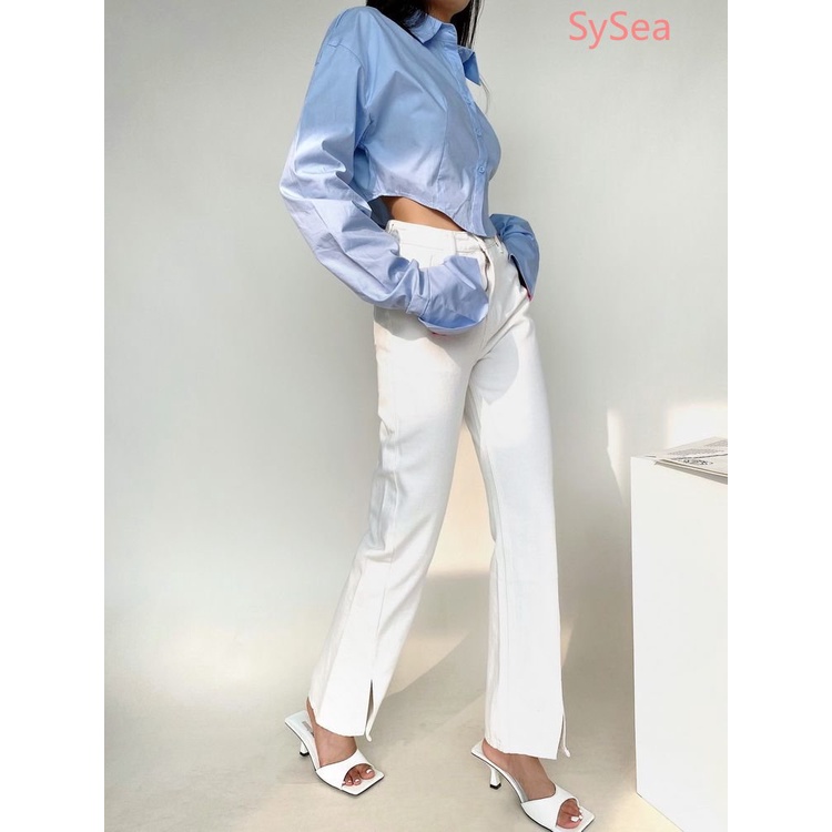 Áo Kiểu Tay Dài Thời Trang Quyến Rũ Cho Nữ