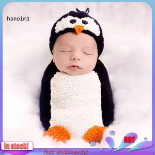 Bộ Trang Phục Chim Cánh Cụt Chụp Ảnh Cho Bé Sơ Sinh