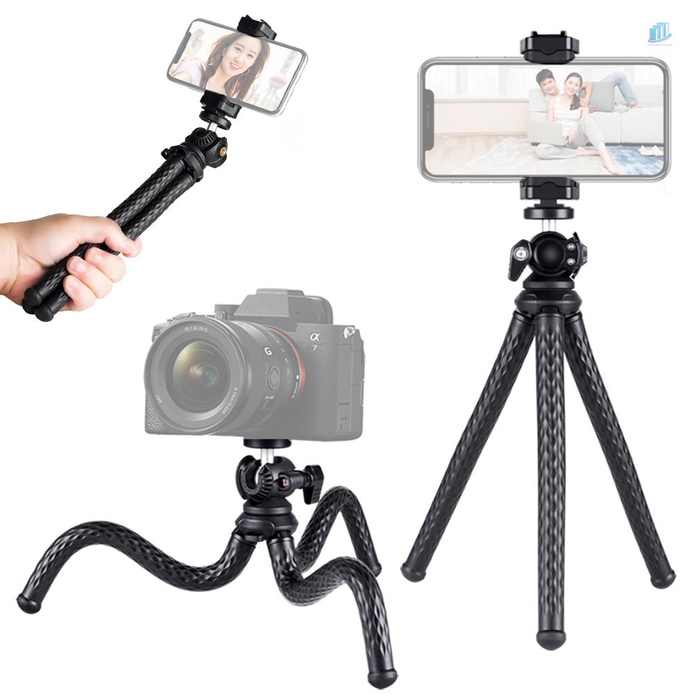 Chân Tripod Bạch Tuộc Linh Hoạt Với Ốc Vít 1 / 4 Inch Và Giá Đỡ Chịu Tải 1.5kg Cho Điện Thoại / Máy Ảnh