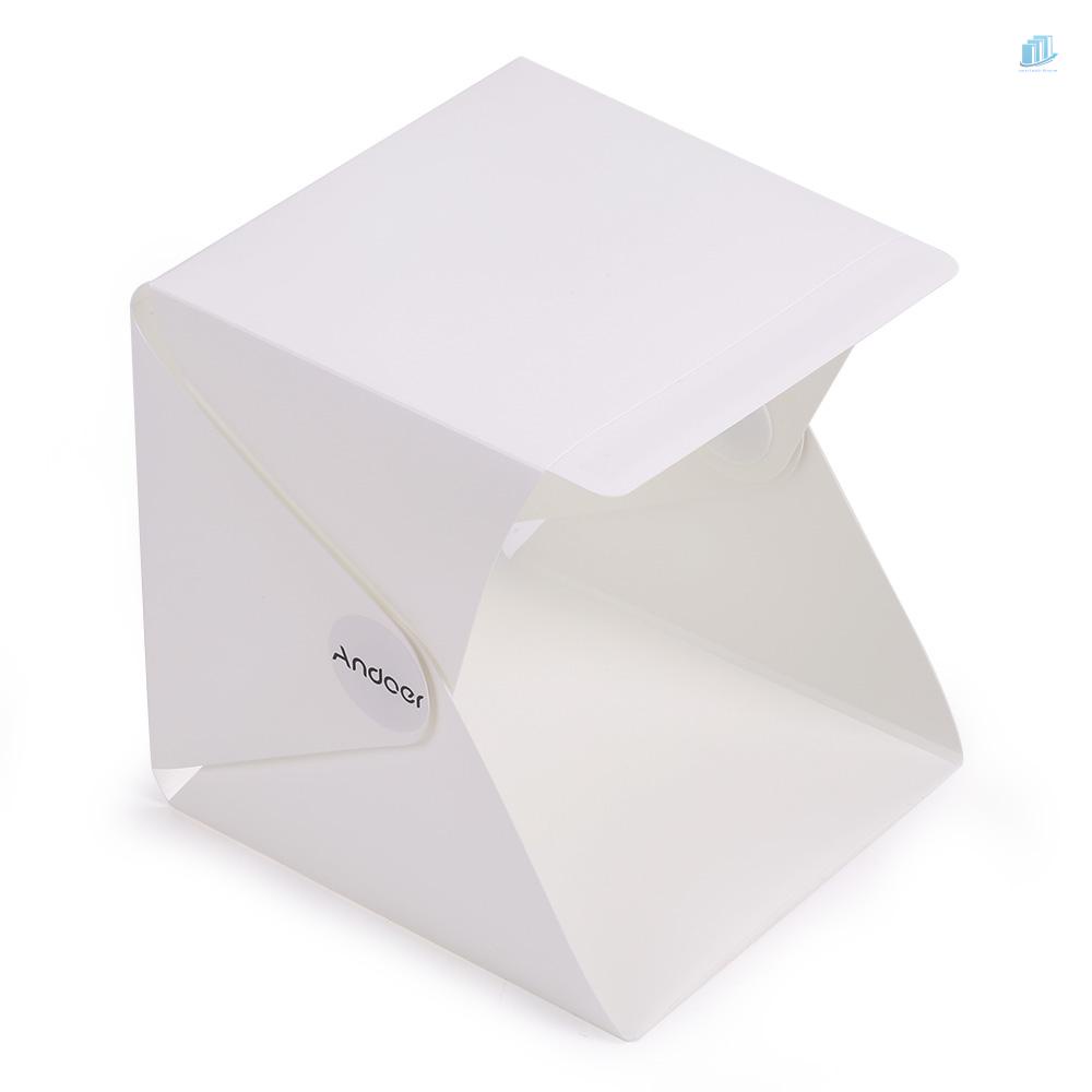 Hộp Đèn Chụp Ảnh Kỹ Thuật Số Andoer Mini Gấp Lại Được Cho iPhone Samsang LG HTC