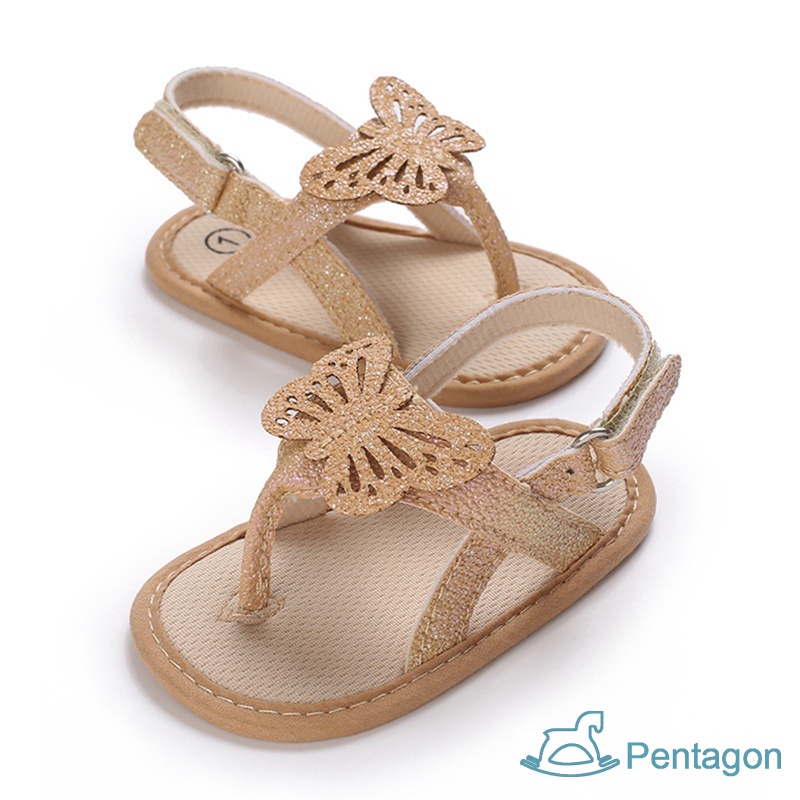 Xăng đan Đế Bằng Chống Trượt Thời Trang Mùa Hè Dành Cho Bé Gái