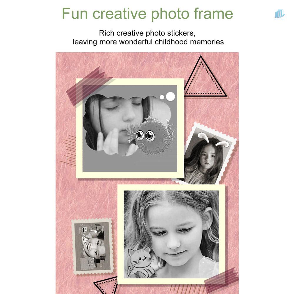 Camera Thông Minhwatchinone Màn Hình 2.4 Inch 1080P Kết Nối WiFi 180 Độ Kèm Phụ Kiện° Set 12 Bút Màu 4 + 4 + Ống Kính Xoay Bằng Giấy Dành Cho Trẻ Em