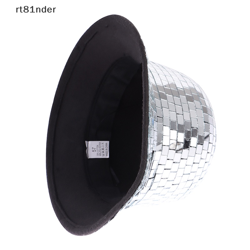 Rt 1 Mũ Cao Bồi Đính Bóng Disco Có Kính Gương Trang Sức Cho Nữ n